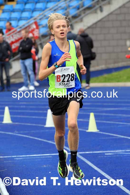 Mens under-17s 2022 Northern Road Relays, SportsCity, Manchester. Photo: David T. Hewitson/Sports for All Pics
